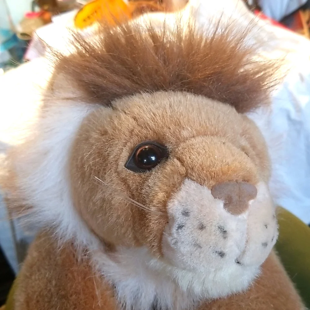 FREE SHIPPING! Born in Africa Wildlife Collection Lion Cub Plush Backpack  18